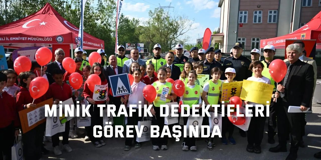 Minik trafik dedektifleri görev başında
