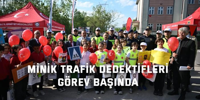 Minik trafik dedektifleri görev başında