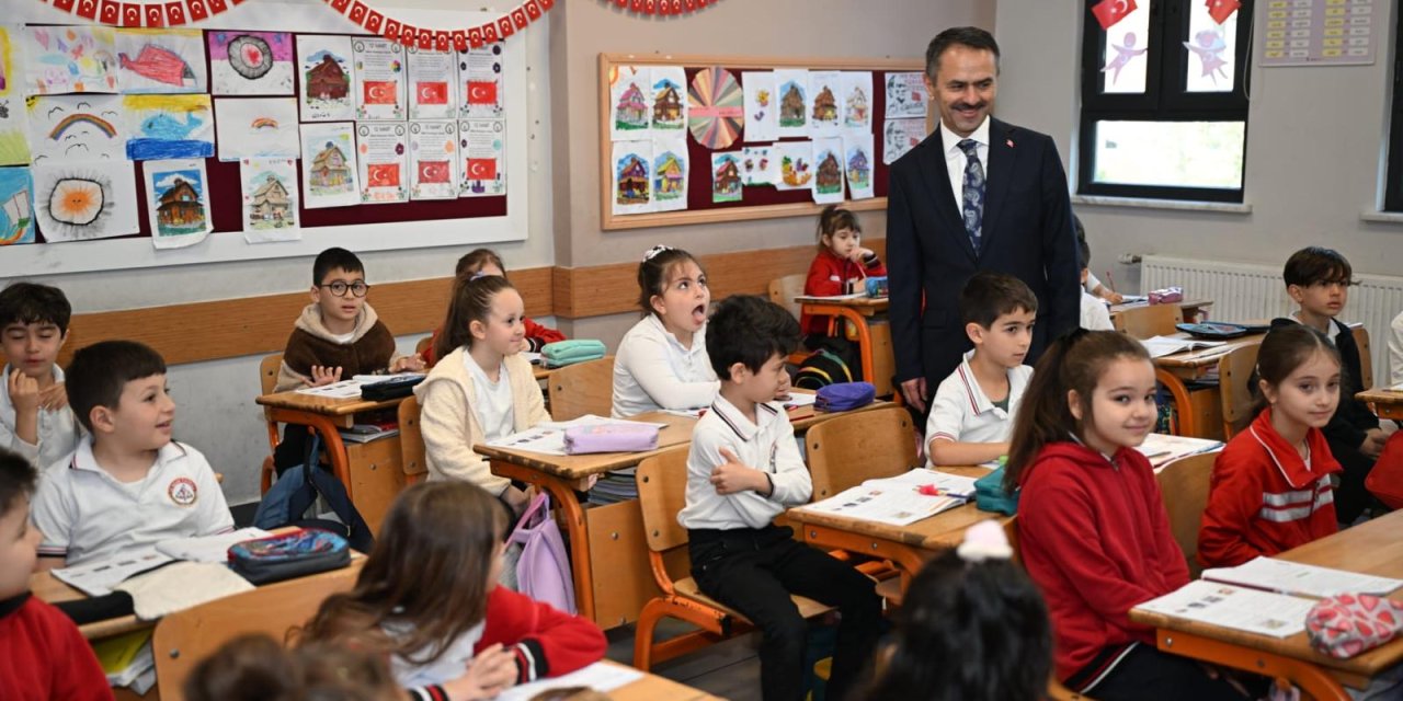 Vali Aktaş’tan Okul Ziyaret