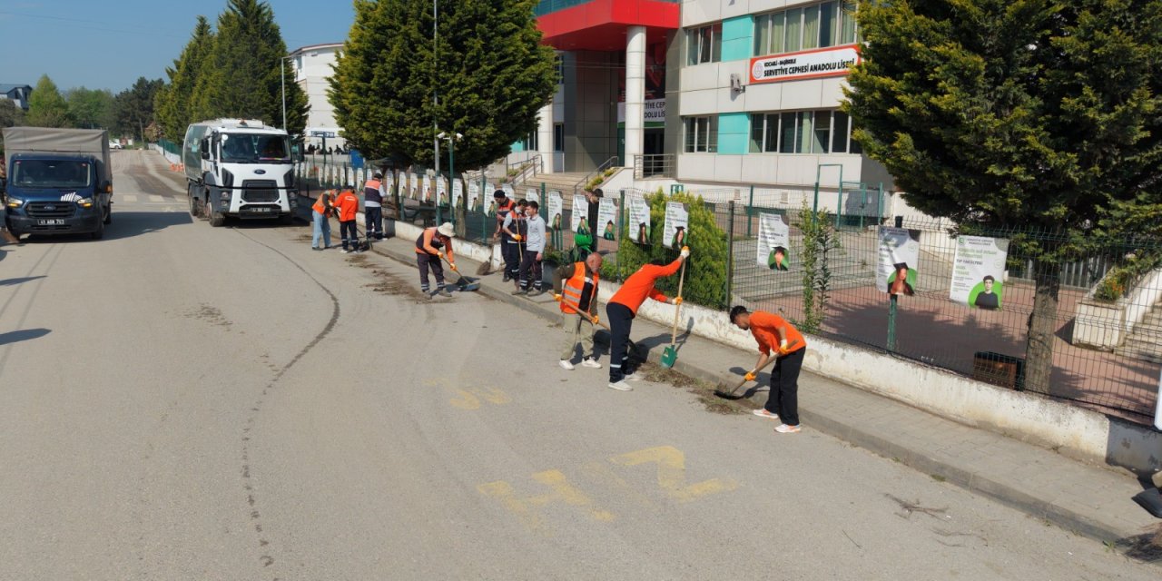 Başiskele köşe bucak temizleniyor