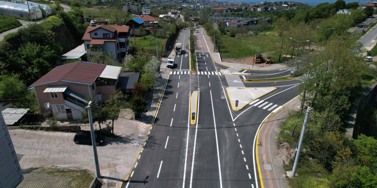 Başiskele’de yeni kavşak hizmete açıldı