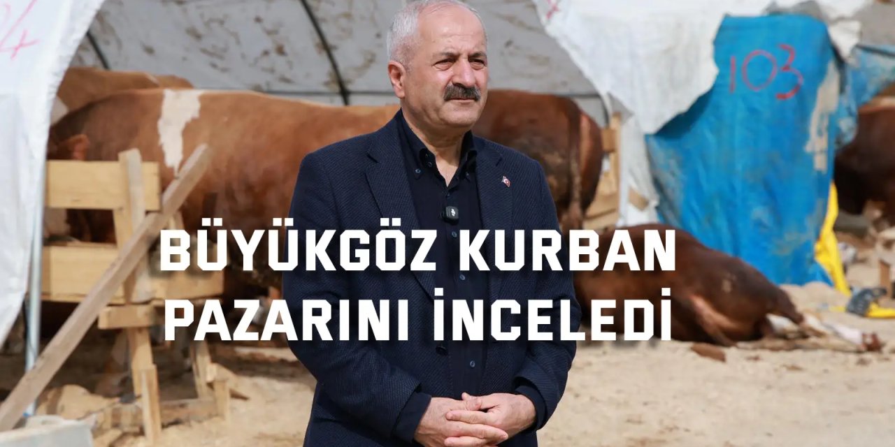 Büyükgöz Kurban Pazarını İnceledi