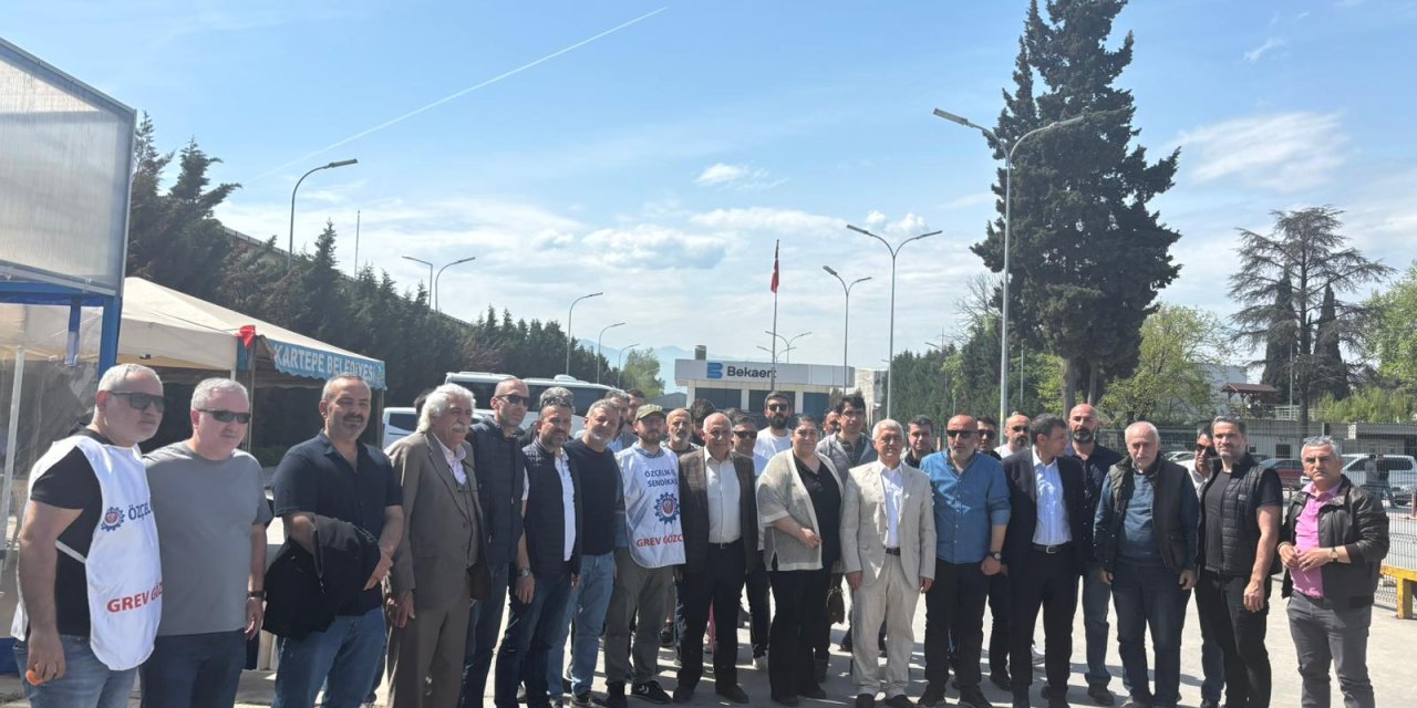 “Grevdeki Bekaert işçisi  kararlı, haklarını alacak!”