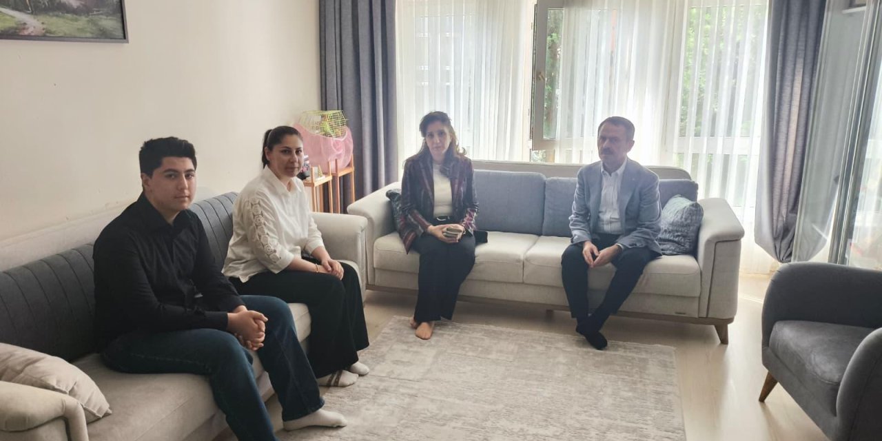 Vali Aktaş'tan şehit eşine ziyaret