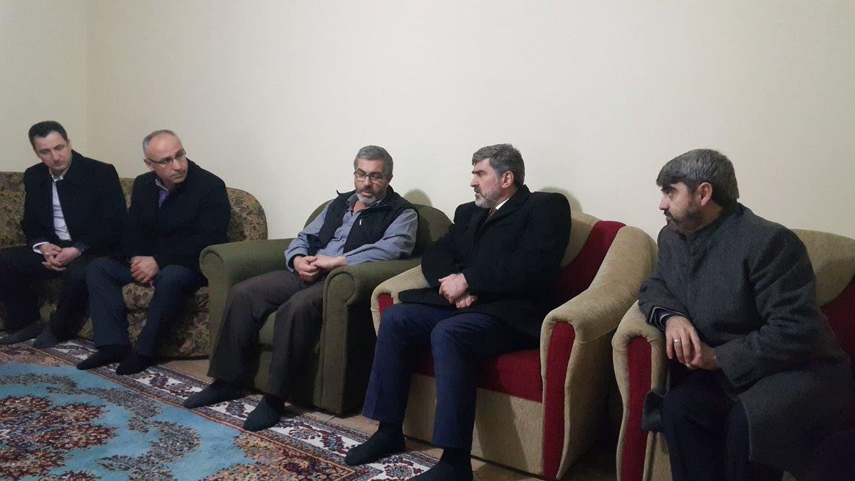Milletvekili Sami Çakır, şehit ailelerini ziyaret etti.