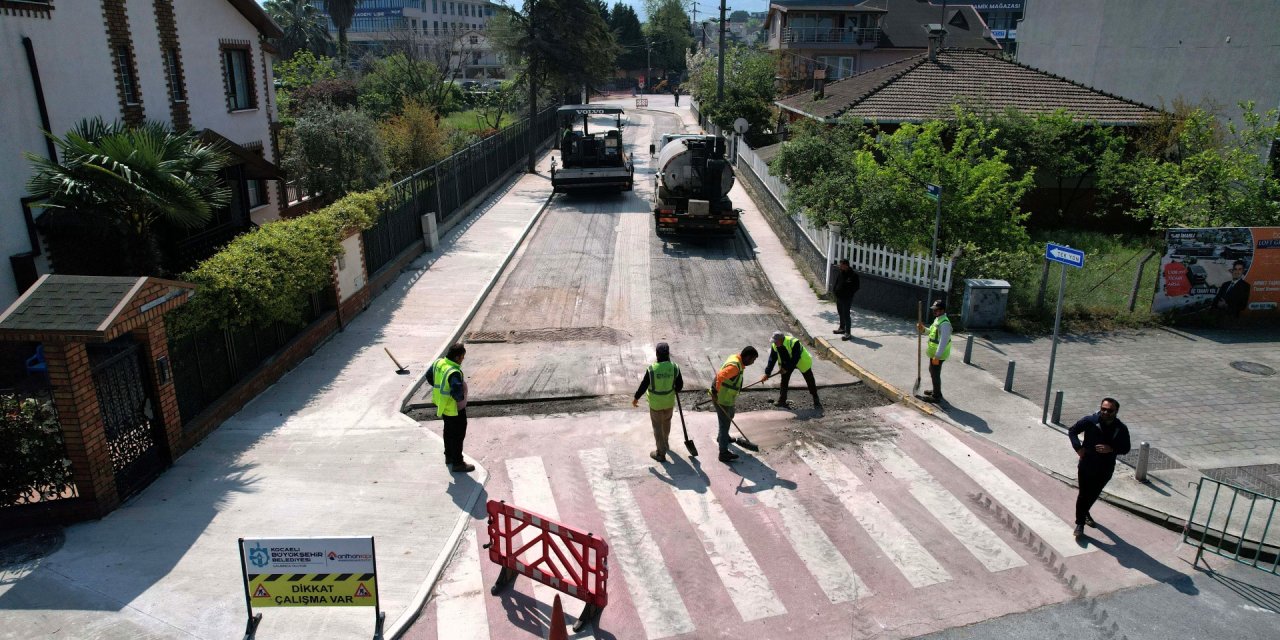 Başiskele sahilinde trafik ve yaya düzeni yenileniyor