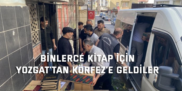 Binlerce kitap için Yozgat'tan Körfez'e geldiler