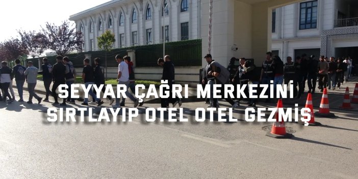 Hayalet dolandırıcı, seyyar çağrı merkezini sırtlayıp otel otel gezmiş