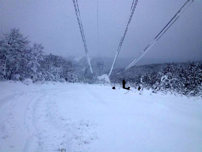 Elektrik kesintilerinin nedeni buz yükü