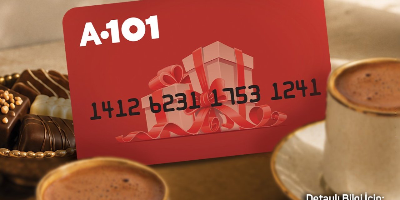A101'den kurumlara özel hediye kartı uygulaması