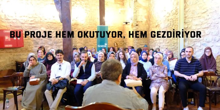 Bu proje hem okutuyor, hem gezdiriyor