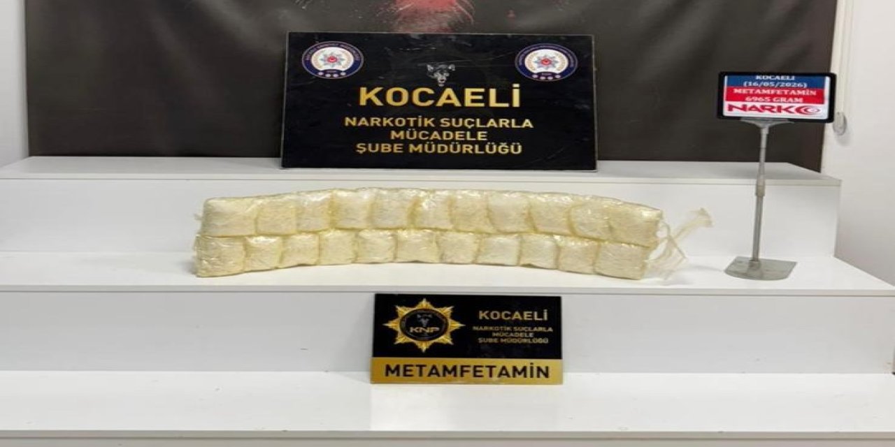 Yolcu otobüsünde 7 kilo metamfetamin ele geçirildi: 2 tutuklama