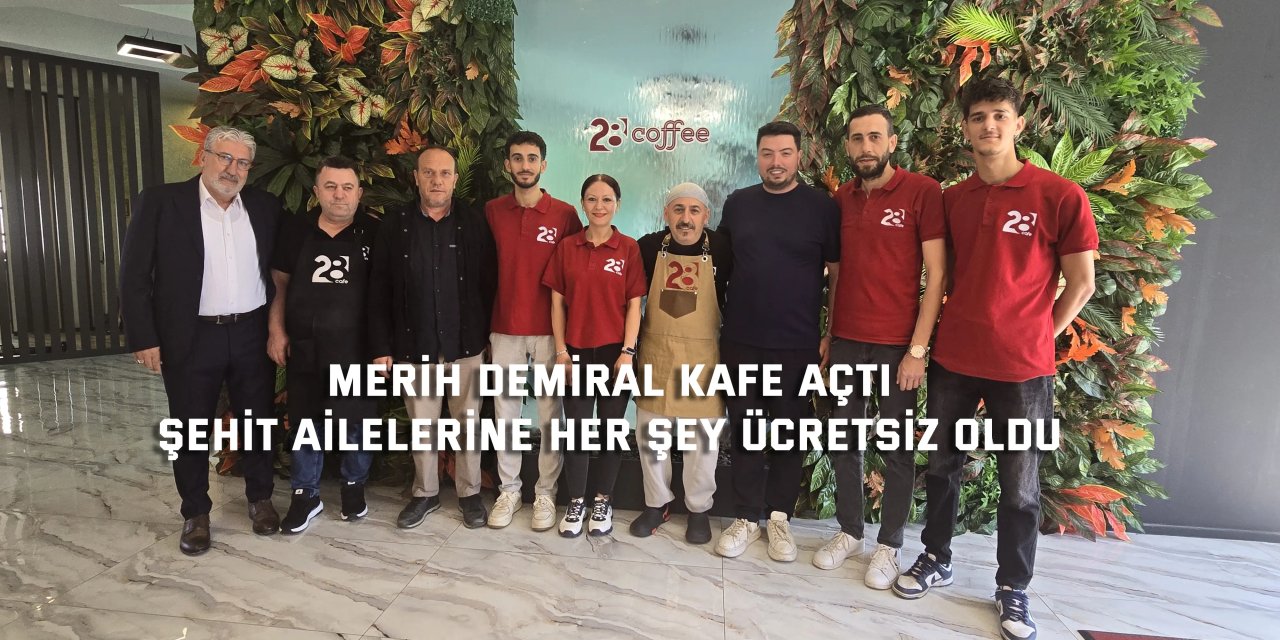 Merih Demiral kafe açtı, şehit ailelerine her şey ücretsiz oldu