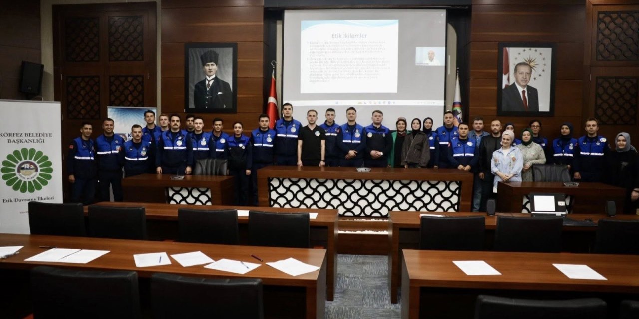 Körfez'de zabıta ekiplerine  "yerel yönetimlerde etik" eğitimi