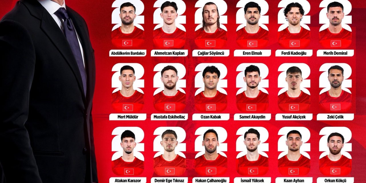 A Milli Takım'ın 2026 FIFA  Dünya Kupası kadrosu açıklandı