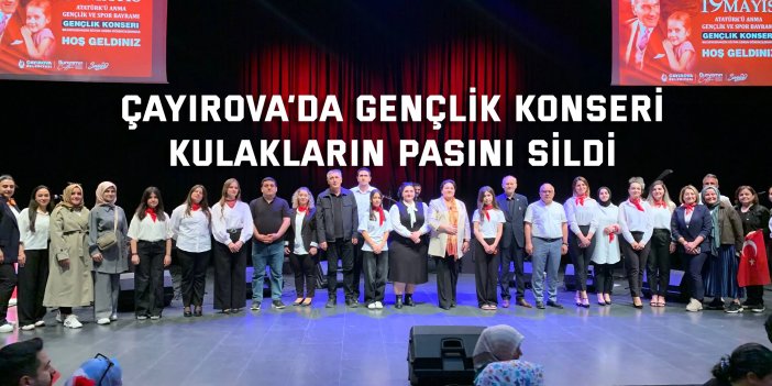 Çayırova’da Gençlik Konseri kulakların pasını sildi