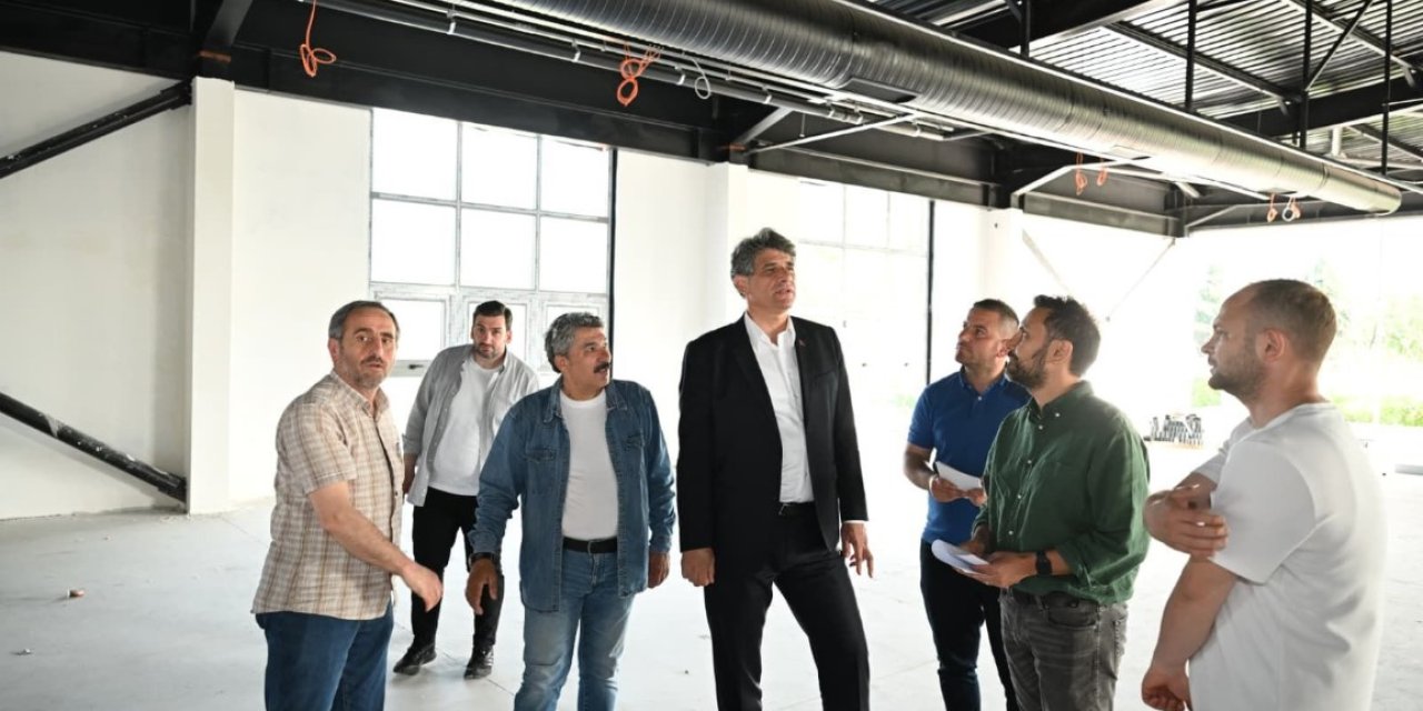 Acısu Spor Salonu’na Yerinde İnceleme