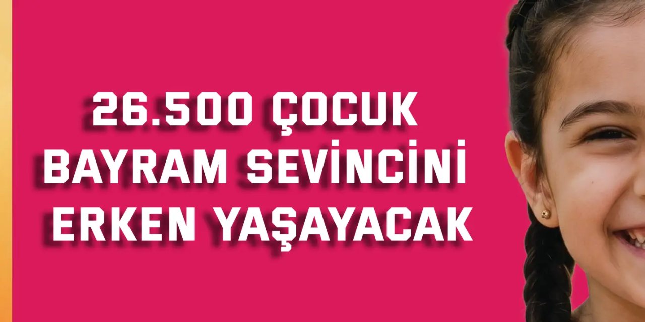 26 bin 500 çocuğa Büyükşehir’den bayram harçlığı