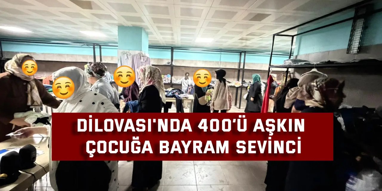 Dilovası'nda 400’ü Aşkın Çocuğa Bayram Sevinci