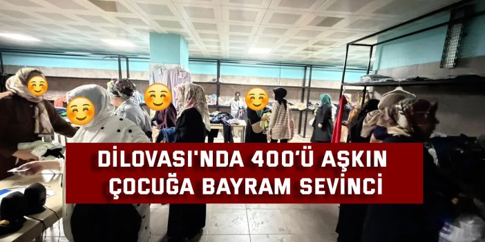 Dilovası'nda 400’ü Aşkın Çocuğa Bayram Sevinci