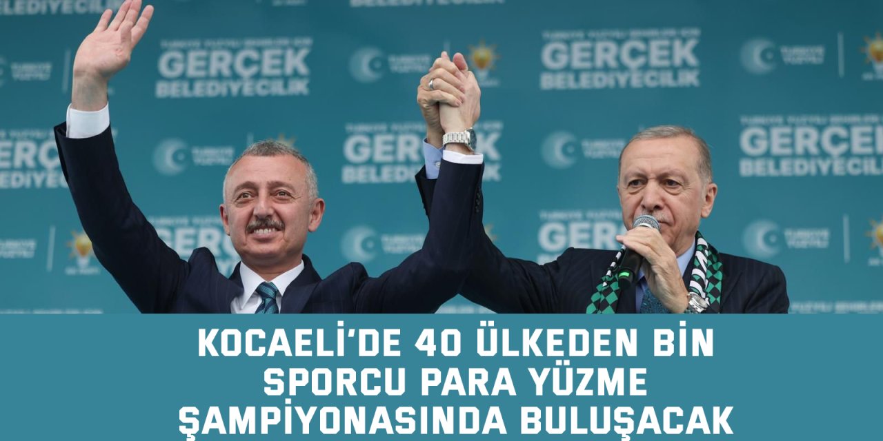 Kocaeli’de 40 ülkeden bin sporcu para yüzme şampiyonasında buluşacak