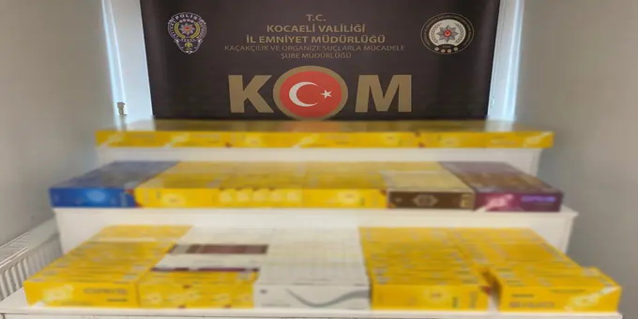 5 bin paket kaçak sigara  ele geçirildi