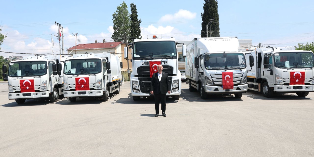 Darıca’nın hizmet ordusuna 5 yeni araç