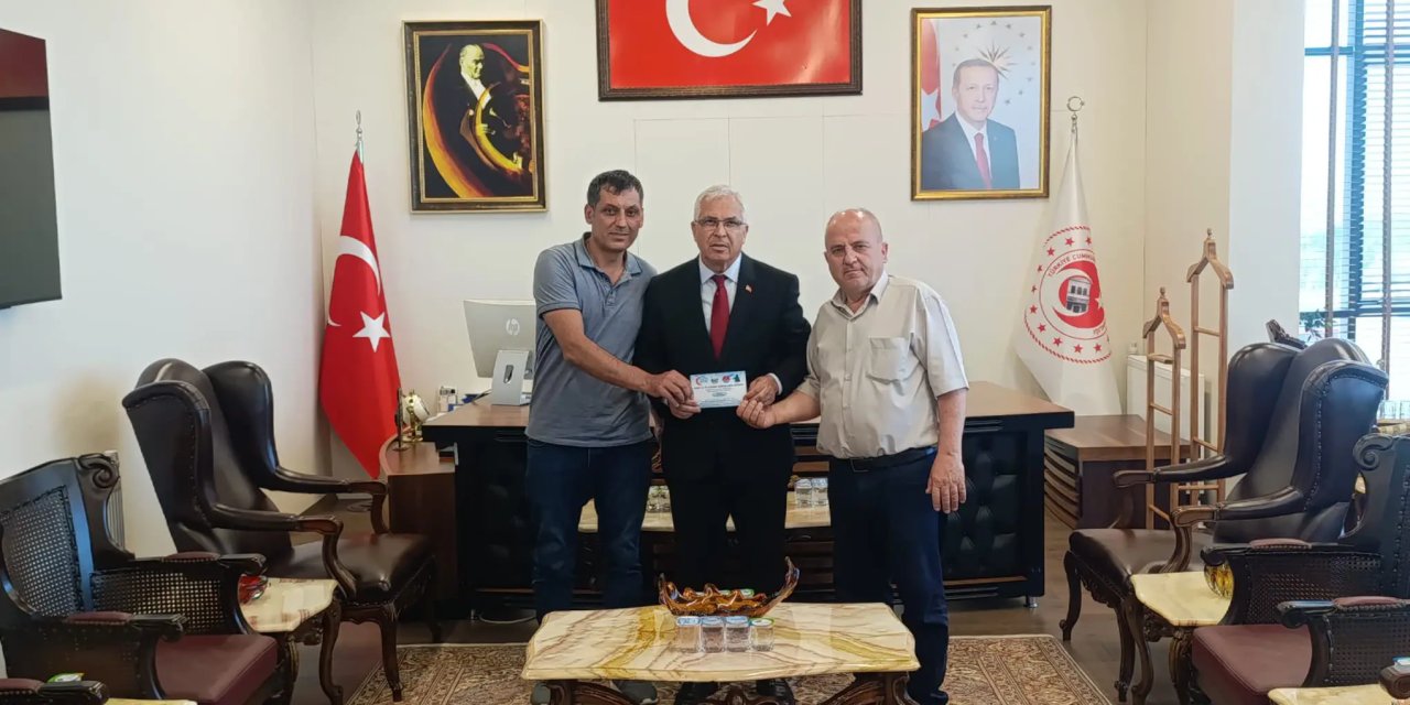 Sinoplulardan Kaymakam Dönmez'e Ziyaret