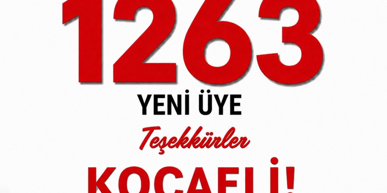 Saadet Kocaeli'de     1.263 yeni üye