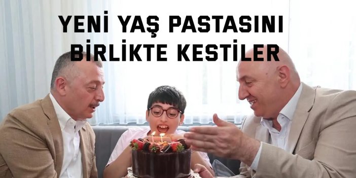 Doğum günü pastasını Büyükakın getirdi