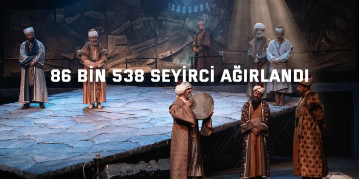 Perde 231 kez açıldı, 86 bin seyirci ağırlandı;