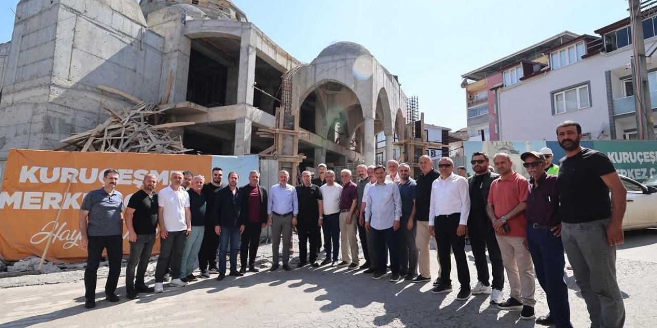 Merkez Camii inşaatı hızlı ilerliyor