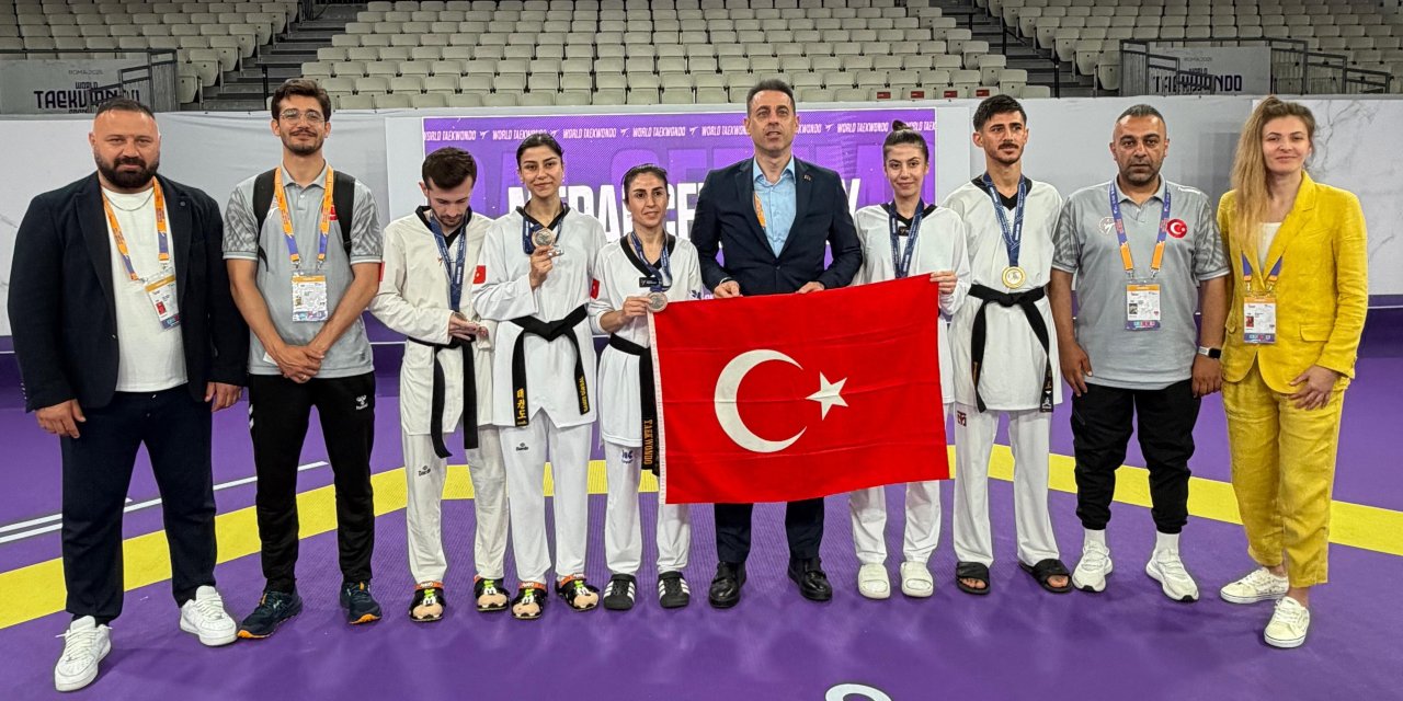 Milli taekwondoculardan 13 madalya