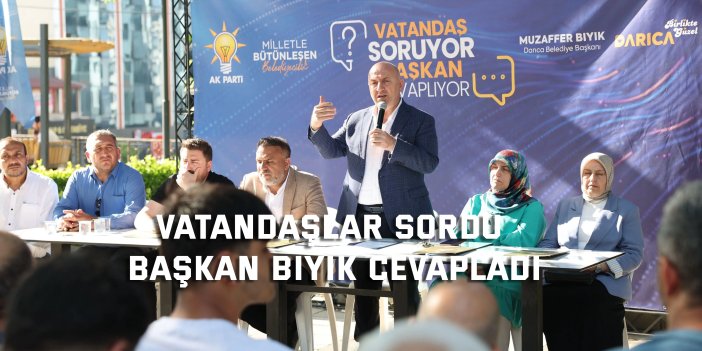 Vatandaşlar sordu Başkan Bıyık cevapladı