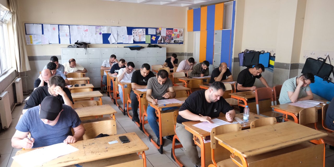Silahlı özel güvenlik görevlisi  sınavını gerçekleştirildi