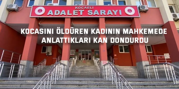 Kocasını öldüren kadının mahkemede anlattıkları kan dondurdu