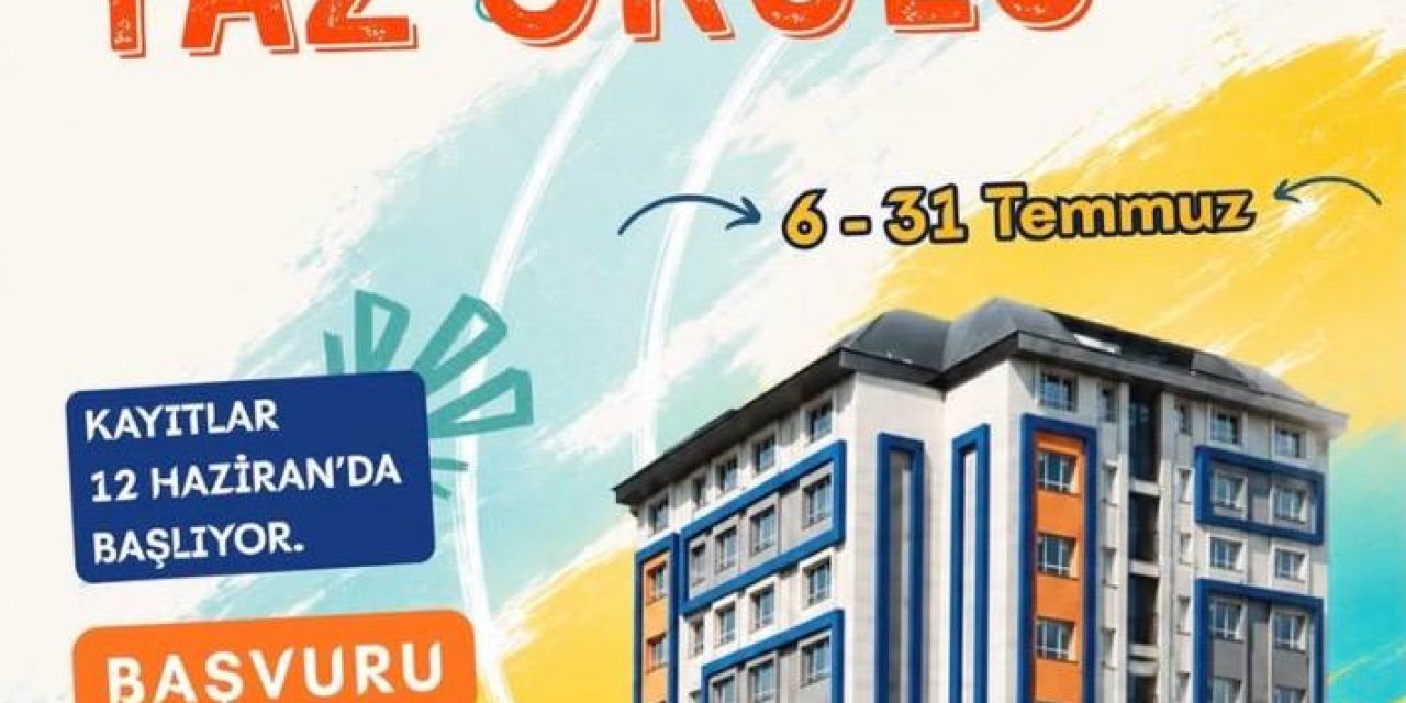 Güzide Yaz Okulu'nda Kayıtlar 12 Haziran'da Başlıyor
