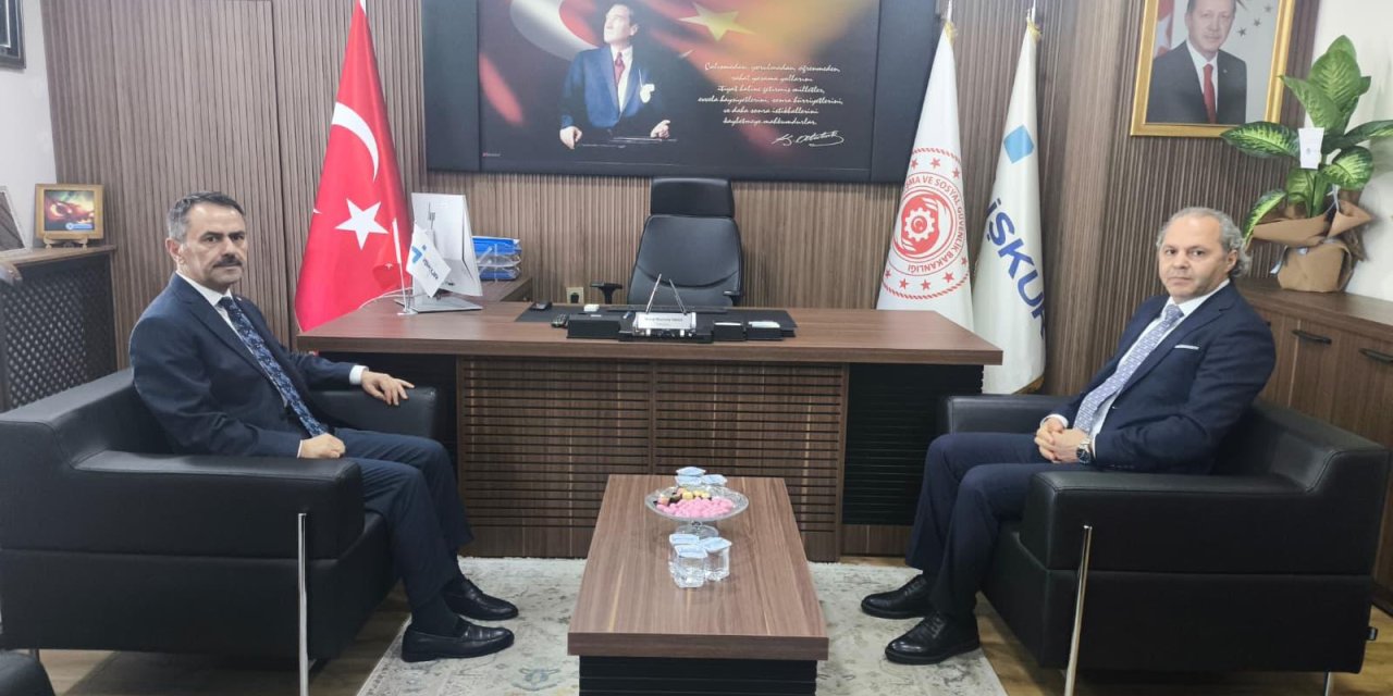 Vali Aktaş, Çalışma ve İş Kurumu İl Müdürlüğünü Ziyaret Etti