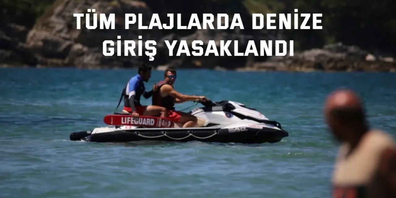 Kandıra’da tüm plajlarda denize giriş yasaklandı