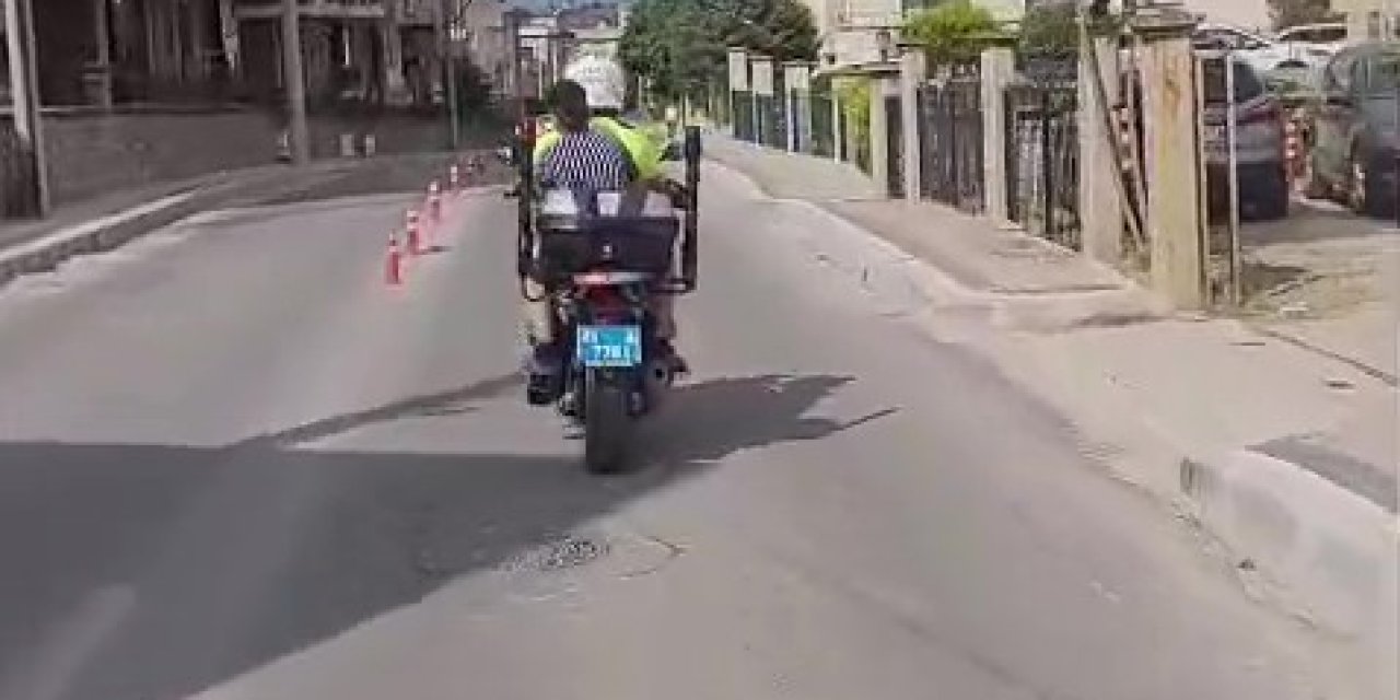 Polis ekipleri öğrenciyi sınava yetiştirmek için zamanla yarıştı