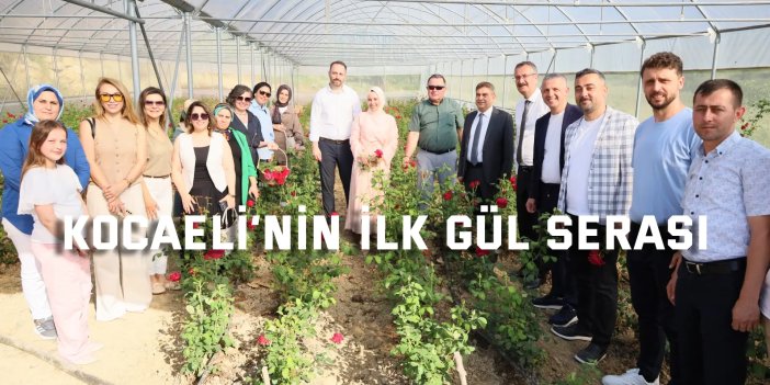 Kocaeli’nin ilk gül serası