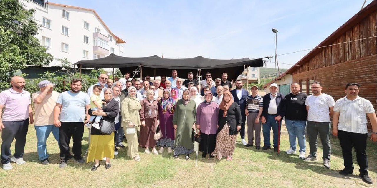 Yörükler’den Büyükakın’a şiirli karşılama