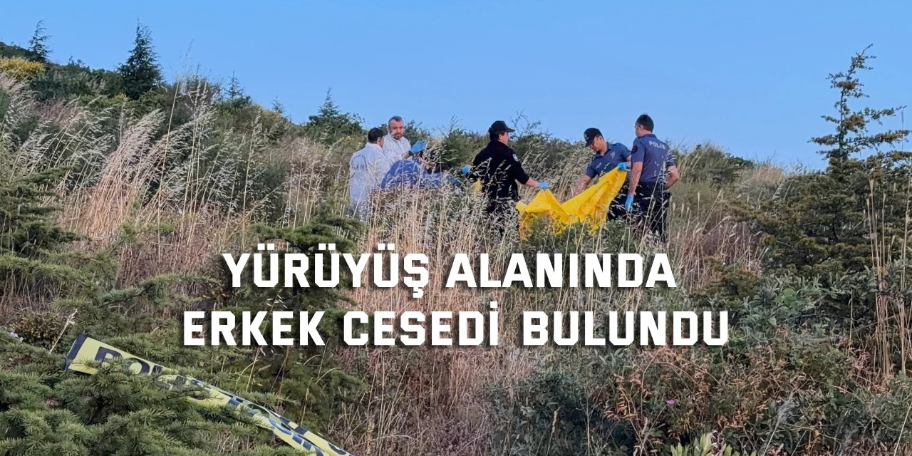Yürüyüş alanında erkek cesedi bulundu