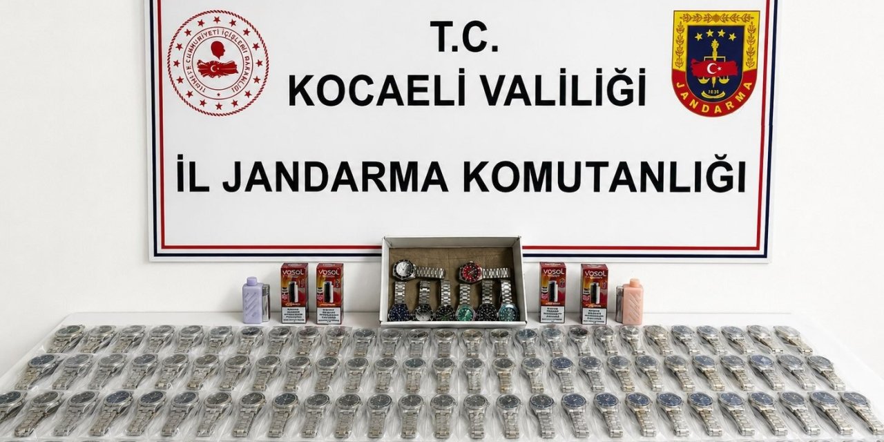 4 buçuk milyonluk  gümrük kaçağı saat ele geçirildi