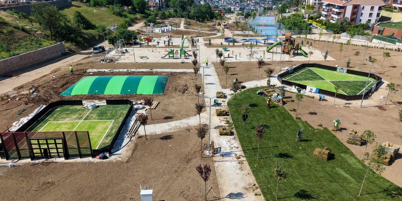 Yeşilyurt Millet Bahçesi'nde sona yaklaşıldı