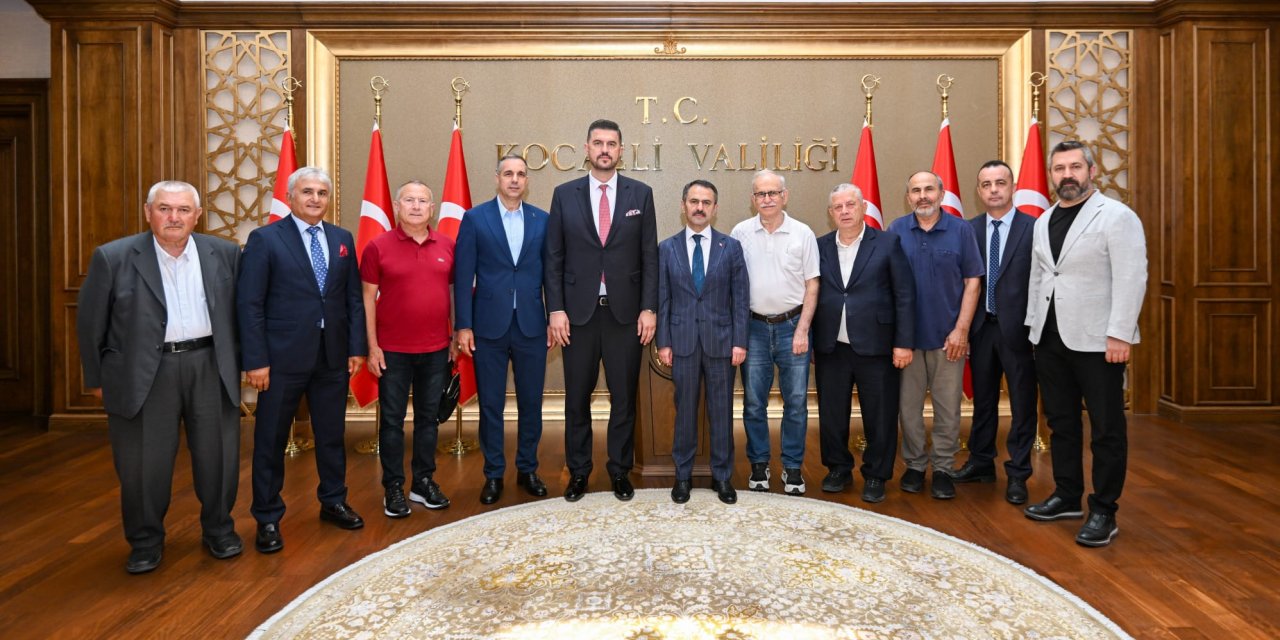Üretürk ve Yönetimi, Vali İlhami Aktaş'ı  Ziyaret Etti
