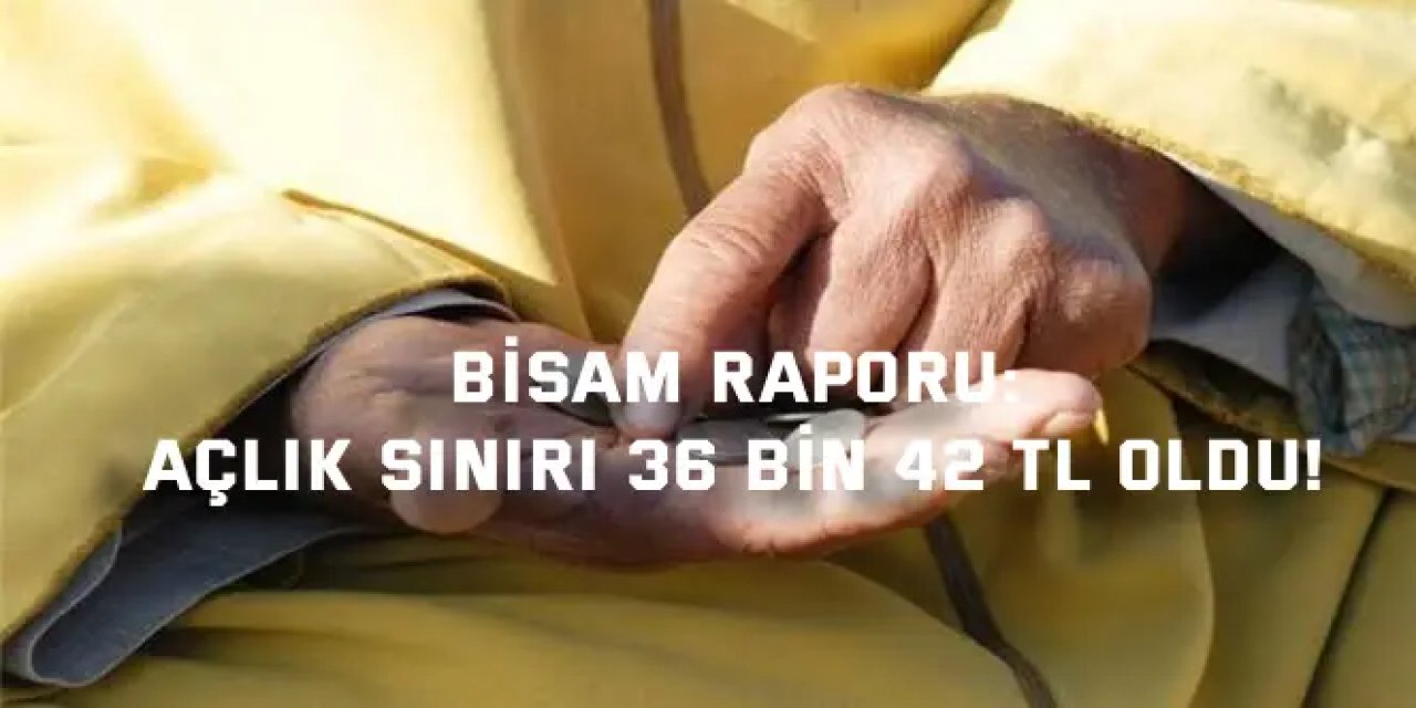 BİSAM RAPORU:    Açlık Sınırı 36 Bin 42 TL oldu !