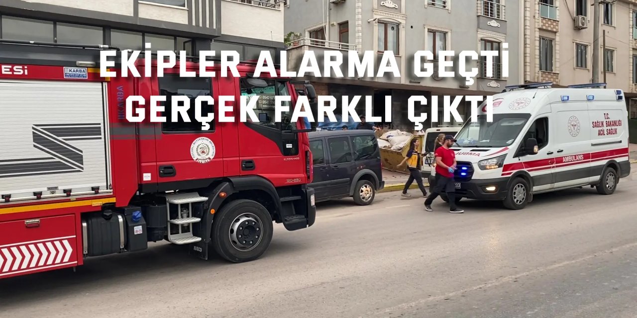 İntihar ihbarı ekipleri alarma geçirdi, gerçek farklı çıktı