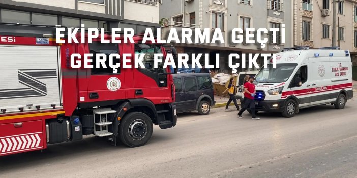 İntihar ihbarı ekipleri alarma geçirdi, gerçek farklı çıktı