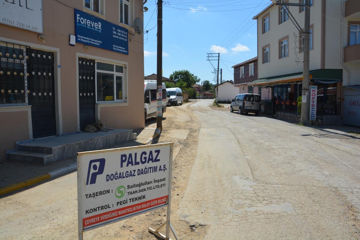 Dilovası köylerinde doğalgaz sevinci